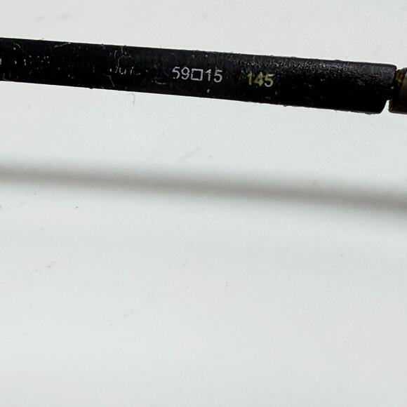 Nike 6052 201 Black Brown Titanium Half Rim Eyeglasses Frames 59-15 145 H19268 - Picture 5 of 7